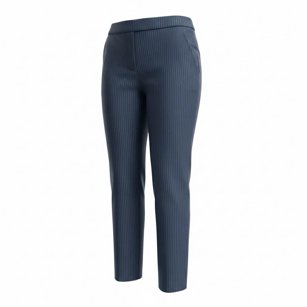 Rafaellla Women’s Size 18 Gray Pinstripe Pants Stretch